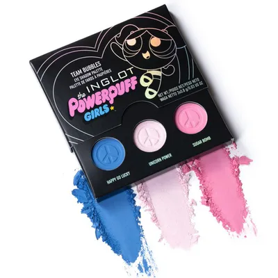 Inglot Inglot x Powerpuff Girls, Team Bubbles Eyeshadow Palette (Paleta cieni do powiek)