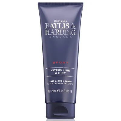 Baylis & Harding Men's, Sport, Citrus Lime & Mint Hair & Body Wash (Żel i szampon pod prysznic 2 w 1 limonka i mięta)
