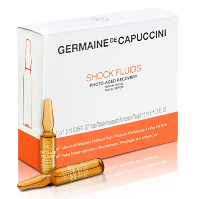 Germaine de Capuccini Shock Fluids, Photoaged Recovery Facial Serum (Intensywne serum regenerujące dla skóry z objawami fotostarzenia)