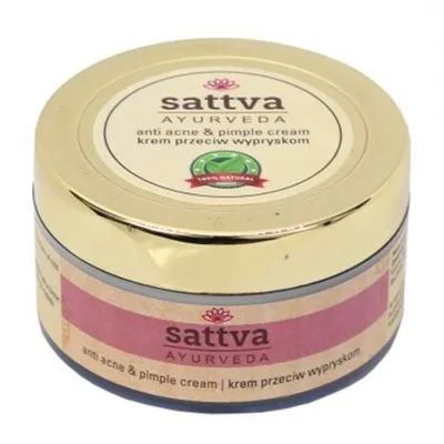 Sattva Ayurveda Anti Acne & Pimple Cream (Krem do twarzy przeciw wypryskom)