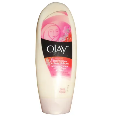 Olay Body, Body Wash plus Creme Ribbons with Almond Oil (Żel pod prysznic z dodatkiem kremowych wstążek z olejkiem migdałowym)