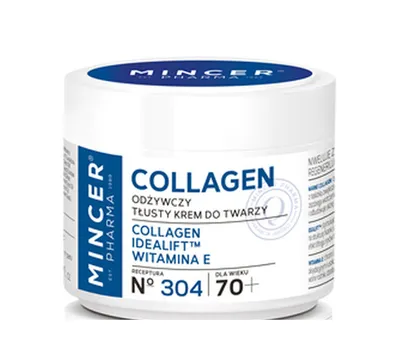 Mincer Pharma Collagen, Odżywczy tłusty krem do twarzy No. 304