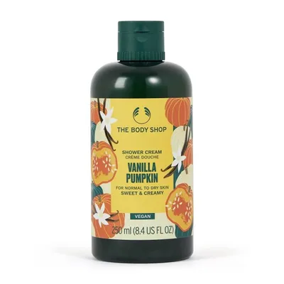 The Body Shop Vanilla Pumpkin Shower Cream (Wegański kremowy żel pod prysznic)