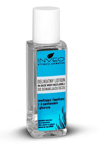 Coloris Inveo, Delikatny lotion na bazie wody micelarnej do demakijażu oczu