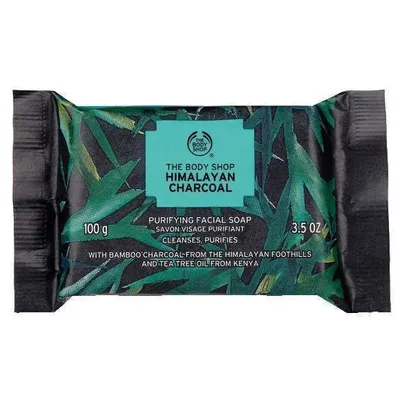 The Body Shop Himalayan Charcoal, Purifying Facial Soap (Oczyszczające mydło do twarzy w węglem himalajskim)
