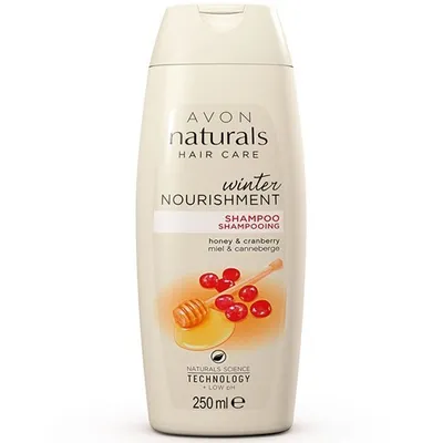 Avon Naturals, Winter Nourishment, Honey & Cranberry Shampoo (Szampon odżywczo-nawilżający 'Miód i żurawina')