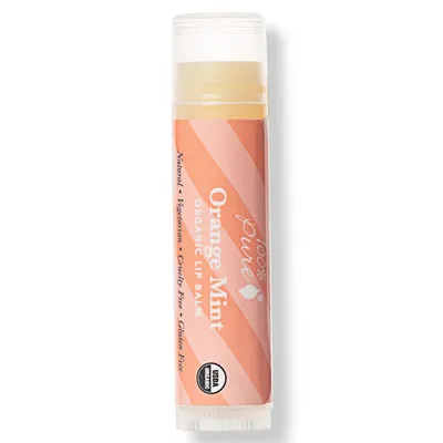 100% Pure Orange Mint Organic Lip Balm (Balsam do ust `Pomarańcza i mięta`)