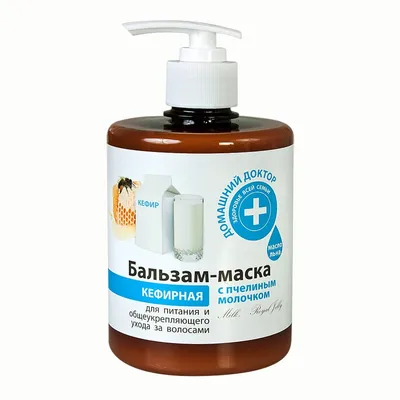 Domowy Doktor Balsam-maska do włosów `Kefir i mleczko pszczele`