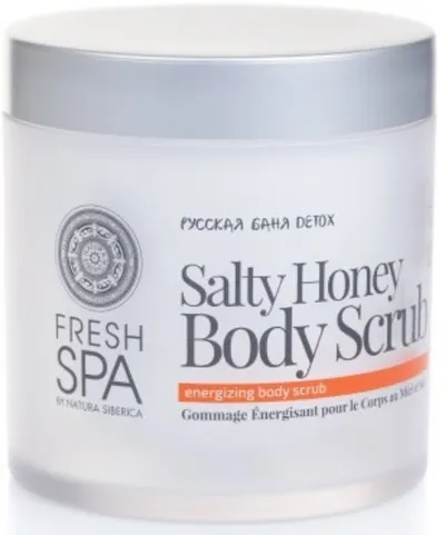 Natura Siberica Fresh Spa, Detox Salty Honey Body Scrub (Energetyzujący scrub do ciała)