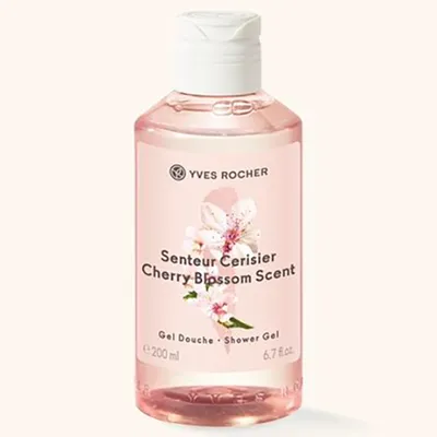 Yves Rocher Senteur Cerisier, Gel Douche (Żel pod prysznic `Kwiaty wiśni`)