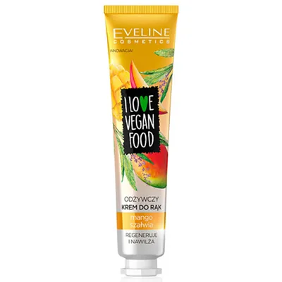 Eveline Cosmetics I Love Vegan Food, Odżywczy krem do rąk `Mango i szałwia`