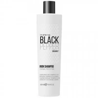 Inebrya Black Pepper, Iron Shampoo (Wzmacniający szampon nawilżający)