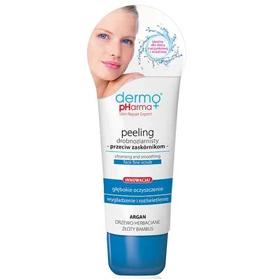 Dermo Pharma Cleansing and Smoothing Face Fine Scrub (Peeling drobnoziarnisty przeciw zaskórnikom)