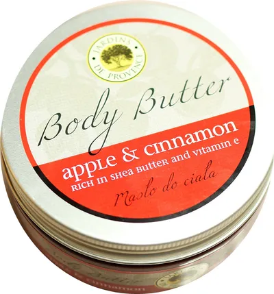 Marba Cosmetics Jardins de Provence, Body butter 'Apple and cinnamon' (Jardins de Provence, Masło do ciała 'Jabłko i cynamon')