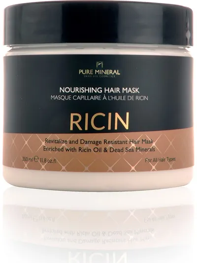 Pure Mineral Ricin, Nourishing Hair Mask (Maska do włosów)
