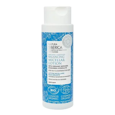 Natura Siberica Organic Certified Balancing Micellar Lotion (Płyn micelarny do skóry przetłuszczającej się i mieszanej)