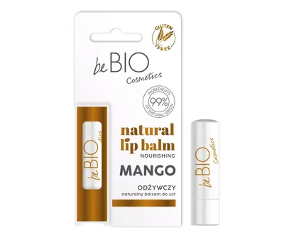 beBIO Mango, Naturalny odżywczy balsam do ust (stara wersja)