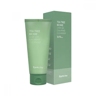 FarmStay Tea Tree Biome, Low pH Calming Cleanser (Pianka do mycia twarzy z niskim pH)