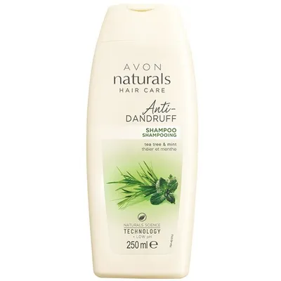 Avon Naturals, Anti-dandruff Tea Tree and Mint Shampoo (Szampon przeciwłupieżowy `Mięta i drzewo herbaciane`)