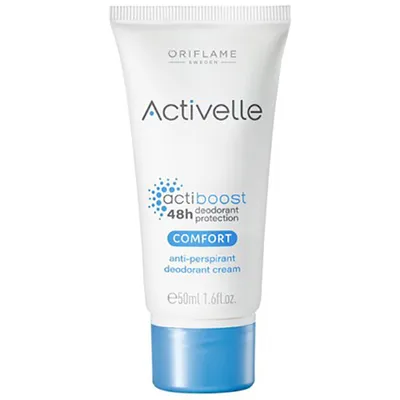 Oriflame Activelle Comfort, Anti-perspirant Deodorant Cream (Antyperspiracyjny dezodorant w kremie)