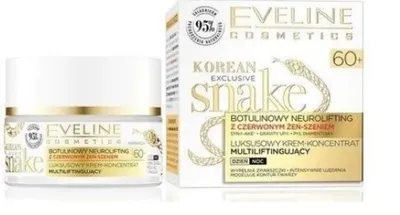 Eveline Cosmetics Korean Exclusive  Snake, Luksusowy krem-koncentrat multiliftingujący 60+