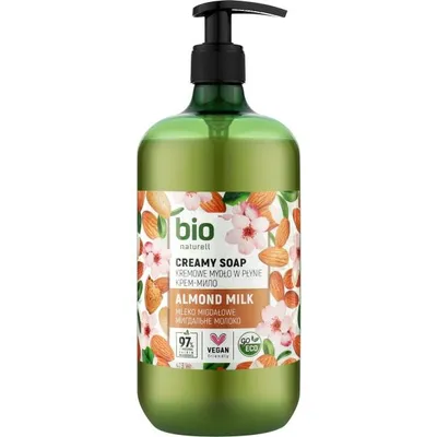 Bio Naturell Almond Milk, Creamy Soap (Mleczko Migdałowe, Kremowe mydło w płynie)