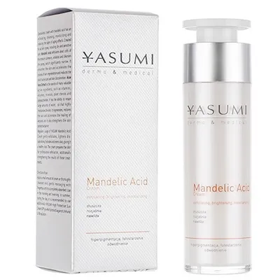 Yasumi Mandelic Acid Cream (Krem z kwasem migdałowym o działaniu złuszczającym, oczyszczającym, nawilżającym)