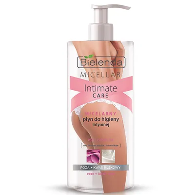 Bielenda Micellar, Intimate Care, Micelarny płyn do higieny intymnej `Róża + kwas mlekowy`