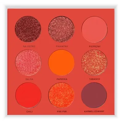 Glam Shop GlamBOX, Paleta cieni do powiek `Paprika`
