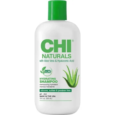 CHI Naturals, Hydrating shampoo with Aloe Vera and Hyaluronic Acid (Szampon nawilżający z aloesem i kwasem hialuronowym)