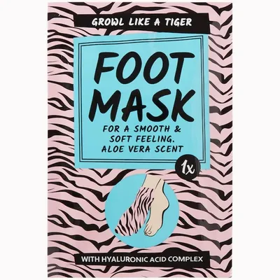 Action Foot Mask with Hyaluronic Acid Complex (Maska do stóp ze wzorem z kwasem hialuronowym)