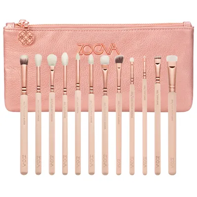 Zoeva Rose Golden, Complete Eye Set Vol. 2 (Zestaw 12 profesjonalnych pędzli do makijażu oczu)
