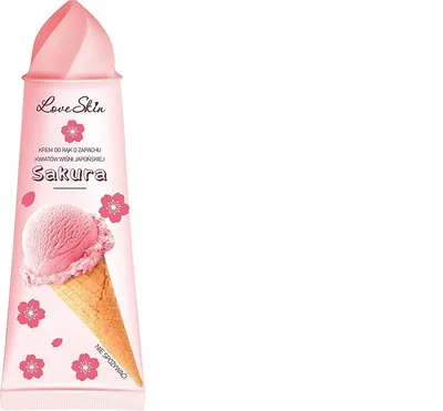 Love Skin Sakura, Krem do rąk o zapachu kwiatów wiśni japońskiej