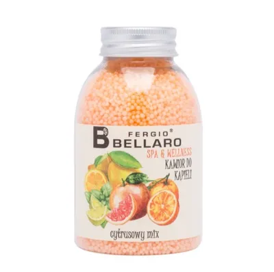 Fergio Bellaro Spa & Wellness, Nawilżający kawior do kąpieli `Cytrusowy mix tropikalny koktajl`