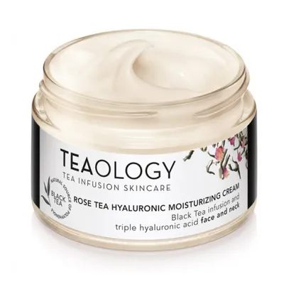 Teaology Rose Tea Hyaluronic Moisturizing Cream (Nawilżający krem na bazie esencji z czarnej różanej herbaty z dodatkiem kwasu hialuronowego)