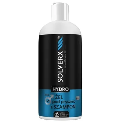 Solverx Men, Hydro żel & szampon 2w1