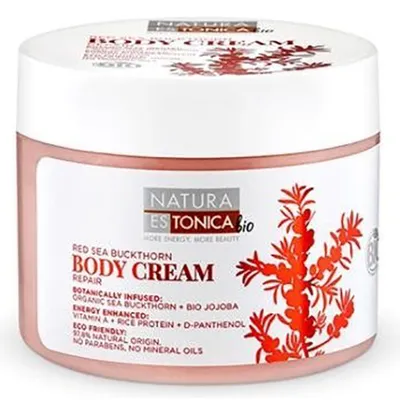 Natura Estonica Bio Red Sea Buckthorn, Body Cream Repair (Odbudowujący krem do ciała 'Czerwony rokitnik')