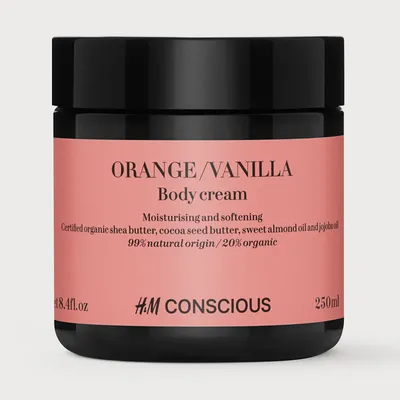 H&M Conscious, Body Cream Orange Vanilla (Krem do ciała `Pomarańcza i wanilia`)