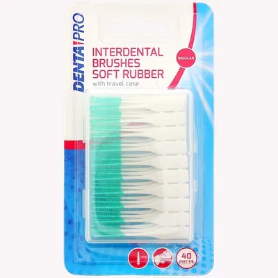Action Dentapro Interdental Brushes Soft Rubber (Wykałaczki)
