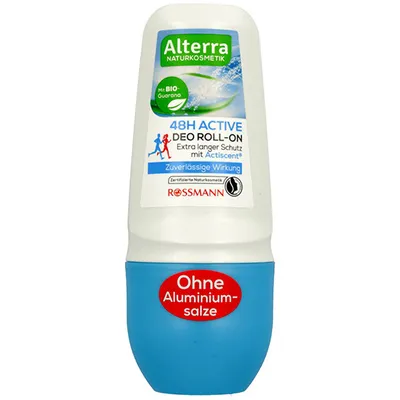 Alterra Active Deo Roll-on  Extra langer Schutz mit Actiscent 48h (Dezodorant w kulce)