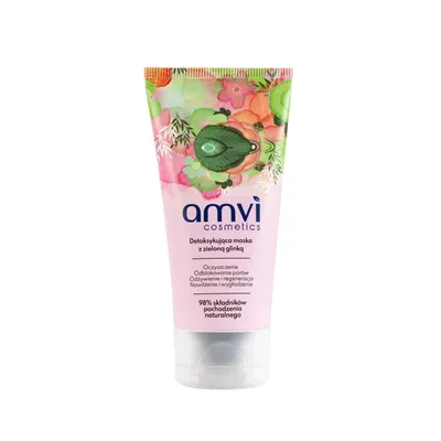 AMVI Cosmetics Detoksykująca maska z zieloną glinką