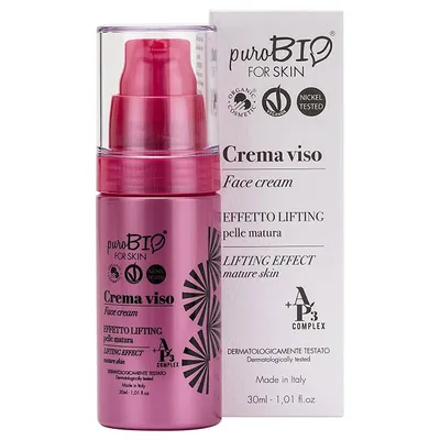 puroBIO cosmetics forSKIN, AP3 Complex Crema Viso Effetto Lifting Pelle Matura (Krem liftingujący do cery dojrzałej)