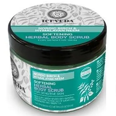 Iceveda Nordic Birch & Hymalyan Neem, Softening Herbal Body Scrub (Zmiękczający peeling ziołowy do ciała `Nordycka brzoza i miodla indyjska`)