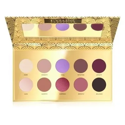 Eveline Cosmetics Harmony Eyeshadow Palette (Paleta 10 cieni do powiek)
