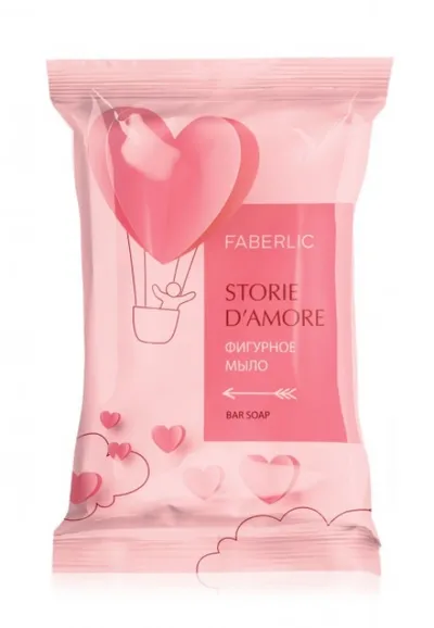 Faberlic Storie d`Amore, Mydło w kostce `Romatyczna truskawka`