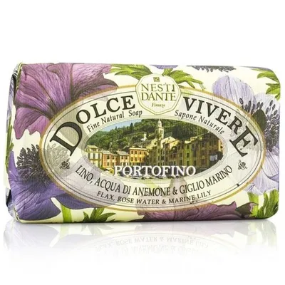 Nesti Dante Dolce Vivere, Portofino Soap (Mydło toaletowe o zapachu lnu, wody różanej i lilii)
