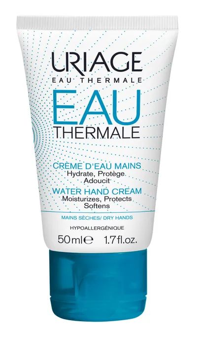 Uriage Eau Thermale, Creme D`Eau Mains [Water Hand Cream] (Aktywnie nawilżający krem do rąk)