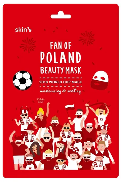 SKIN79 Fan of Poland World Cup 2018, Beauty Mask Moisturising & Soothing (Nawilżająco-kojąca maska kibica)