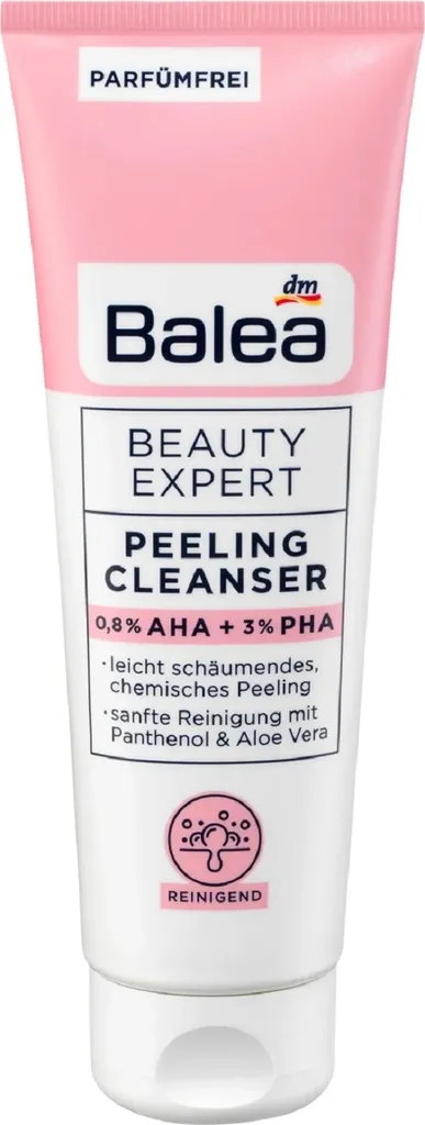 Balea Beauty Expert, Peeling Cleanser 0,8% AHA i 2% PHA (Peeling do twarzy)