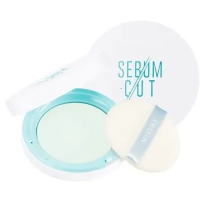 Missha Sebum-Cut Powder Pact (Prasowany puder regulujący wydzielanie sebum)